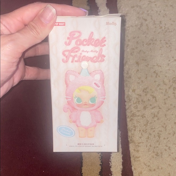 Pop Mart Accessories - Leave Me Alone- Pop Mart Baby Molly Pocket Friends Vinyl Plush Pendant